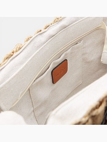 Sac cabas en raphia Bata