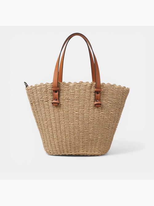 Sac cabas en raphia Bata - Kiabi