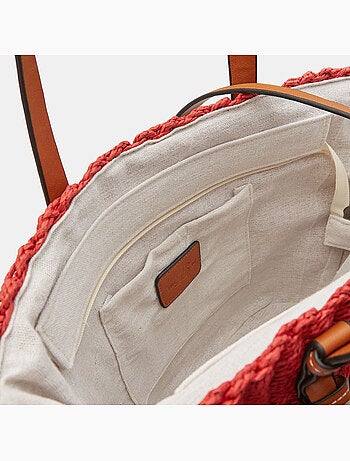 Sac cabas en raphia Bata