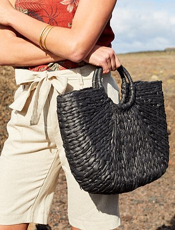 Sac cabas en raphia - Kiabi
