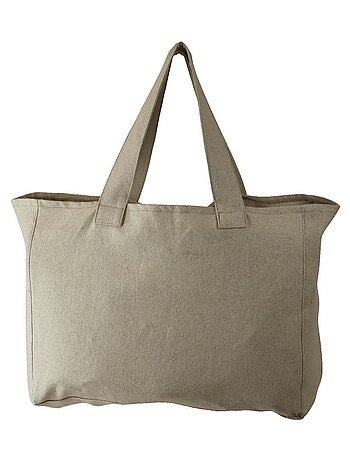 Sac cabas en tissu 100% lin naturel LINELLE