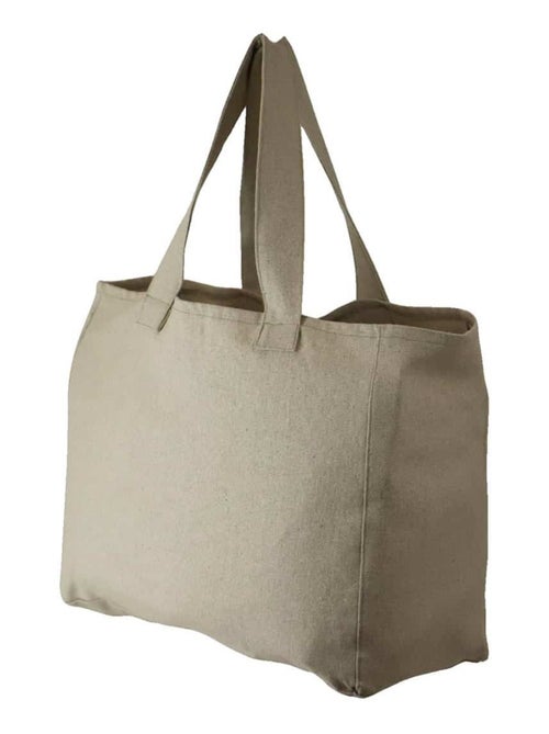 Sac cabas en tissu 100% lin naturel LINELLE - Kiabi