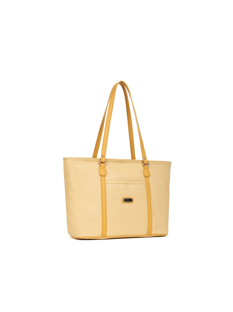 Sac cabas flavia | fagola Jaune - Kiabi