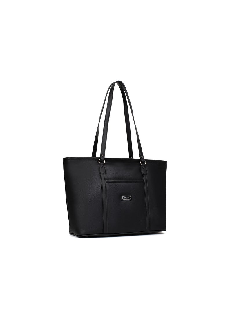 Sac cabas flavia | fagola Noir - Kiabi