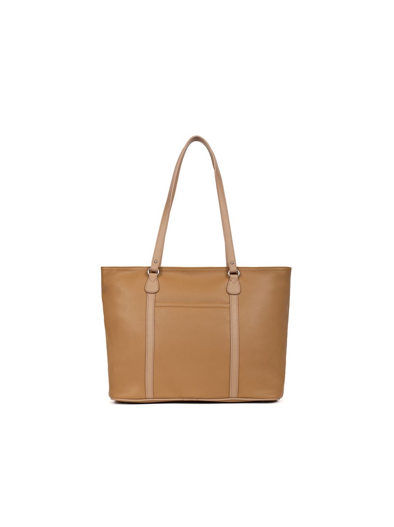 Sac cabas flavia | fagola Taupe - Kiabi