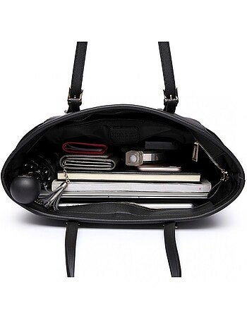 Sac cabas fourre-tout format a4 35x15x28 cm - miss lulu