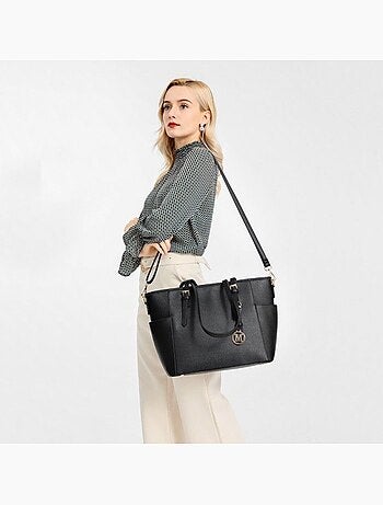 Sac cabas fourre-tout format a4 35x15x28 cm - miss lulu