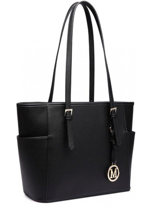 Sac cabas fourre-tout format a4 35x15x28 cm - miss lulu - Kiabi Sac cabas fourre-tout format a4 35x15x28 cm - miss lulu - Kiabi