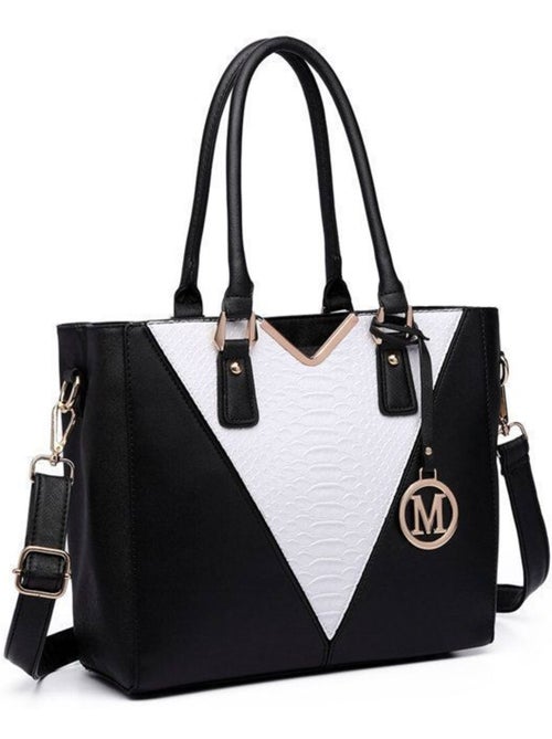 Sac cabas fourre-tout forme v 30x10x26 cm - miss lulu - Kiabi Sac cabas fourre-tout forme v 30x10x26 cm - miss lulu - Kiabi