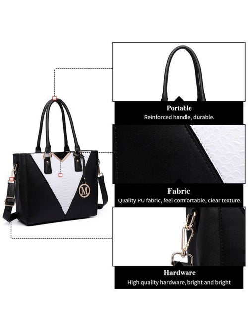 Sac cabas fourre-tout forme v 30x10x26 cm - miss lulu - Kiabi Sac cabas fourre-tout forme v 30x10x26 cm - miss lulu - Kiabi