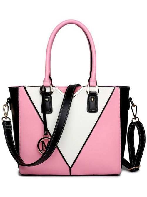 Sac cabas fourre-tout forme v cuir pu 30x10x26 cm - miss lulu - Kiabi Sac cabas fourre-tout forme v cuir pu 30x10x26 cm - miss lulu - Kiabi