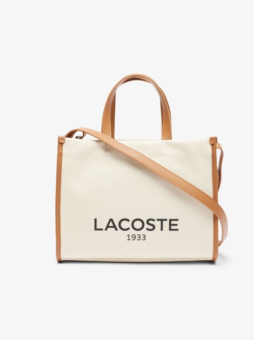 Sac Cabas Heritage Canvas Lacoste  Natural Tan - Kiabi