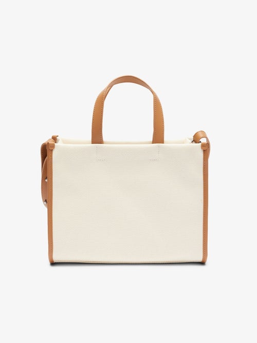 Sac Cabas Heritage Canvas Lacoste  Natural Tan - Kiabi