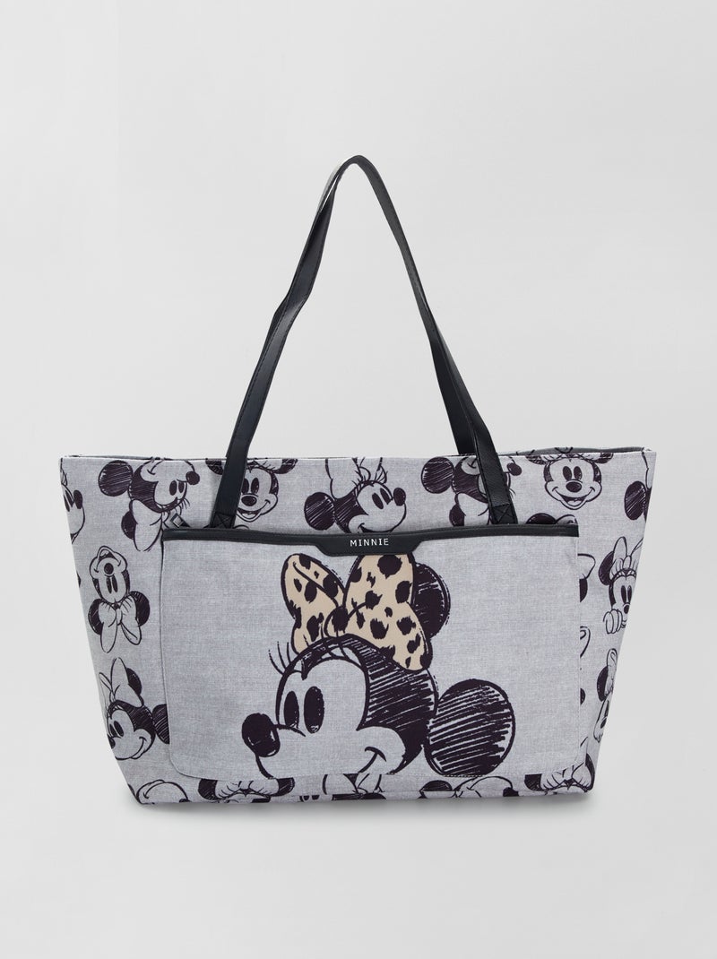 Sac cabas imprimé 'Minnie' 'Disney' gris - Kiabi