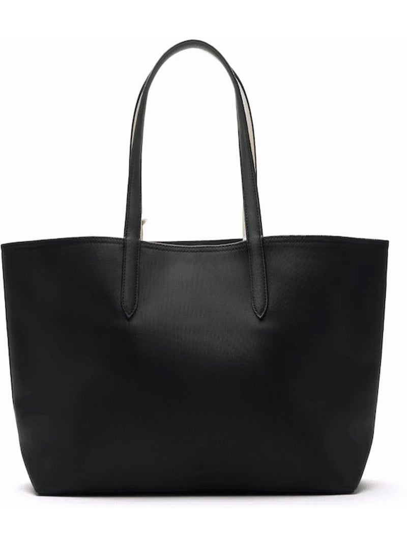 Sac cabas Lacoste Anna Noir Blanc - Kiabi