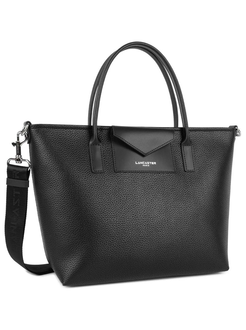 Sac cabas main Zippé Maya Double KBA Lancaster Noir - Kiabi