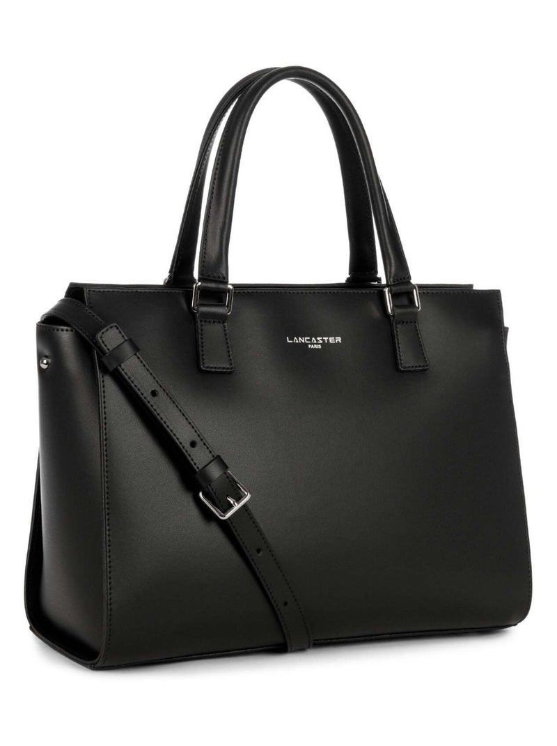 Sac cabas main Zippée L Smooth Lancaster Noir - Kiabi