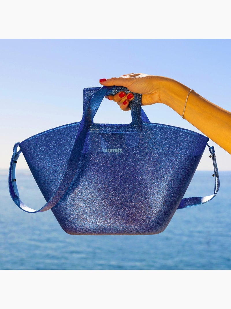 Sac Cabas MARISCO GLITTER - Bleu roi - Taille unique Bleu roi - Kiabi