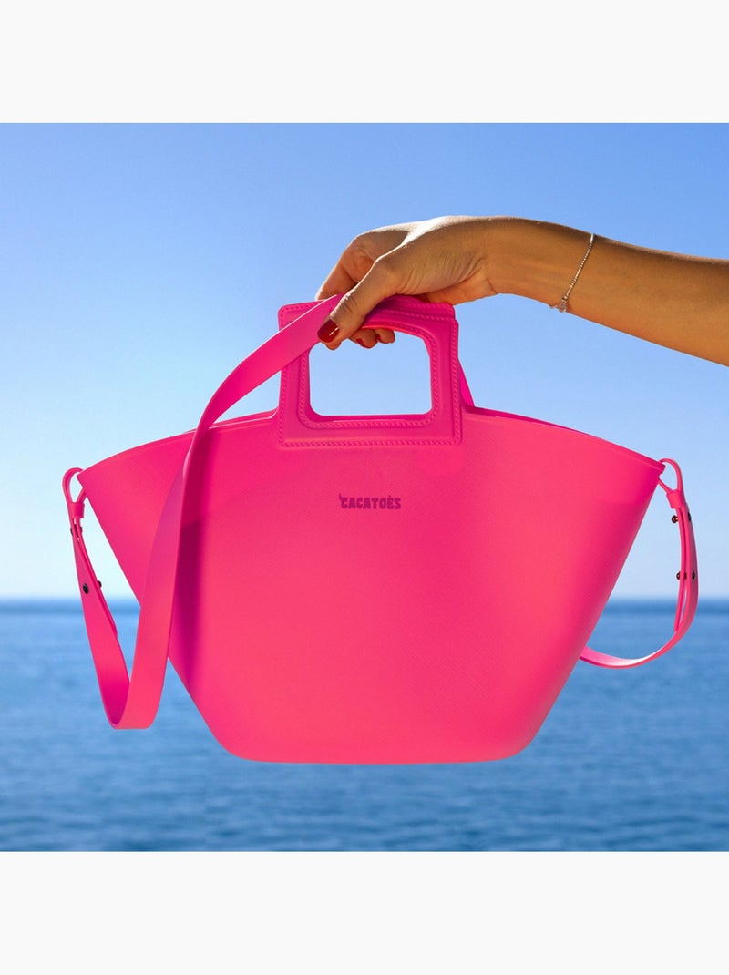 Sac Cabas MARISCO NEON - Rose Fluo - Taille unique Rose fluo - Kiabi