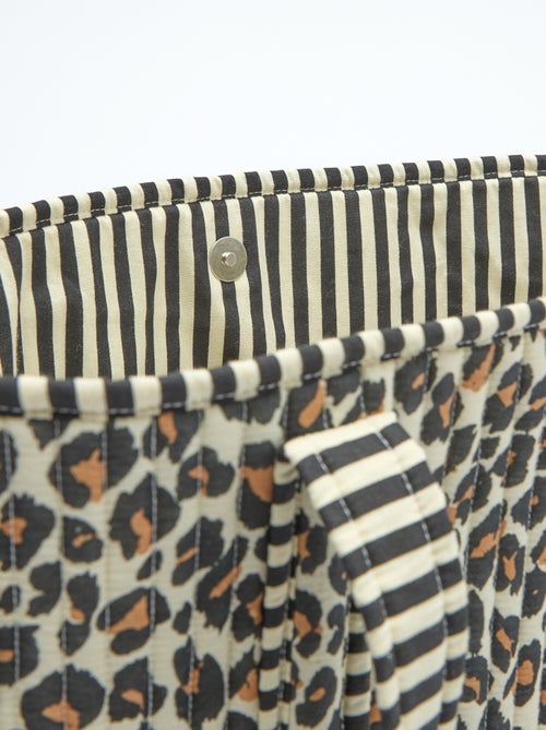 Sac cabas matelassé motif léopard - Kiabi Sac cabas matelassé motif léopard - Kiabi