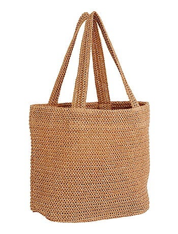 Sac cabas Parade - Sac cabas en paille de papier 31x46 cm