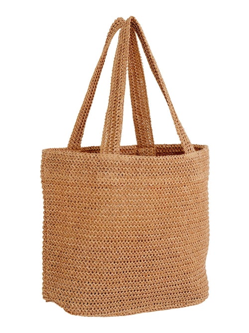 Sac cabas Parade - Sac cabas en paille de papier 31x46 cm - Kiabi