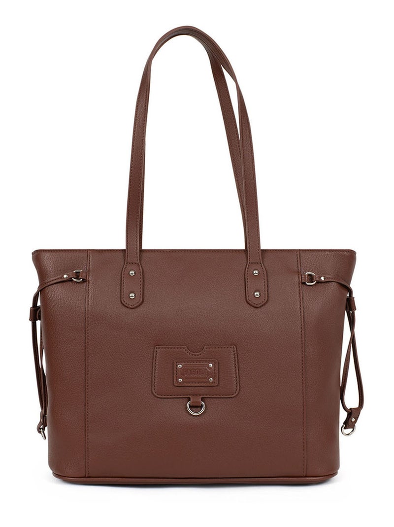 Sac cabas porté épaule - A4 Terracotta - Kiabi