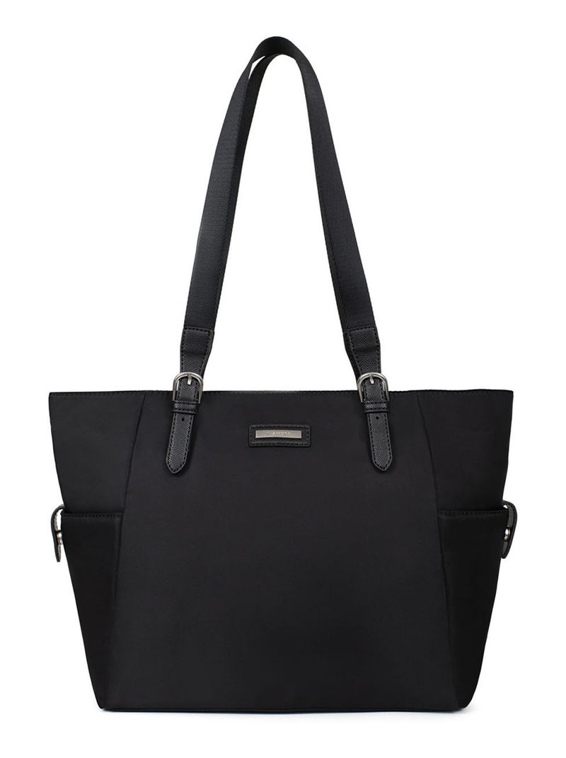 Sac cabas porté épaule  A4 AXELLE Noir - Kiabi