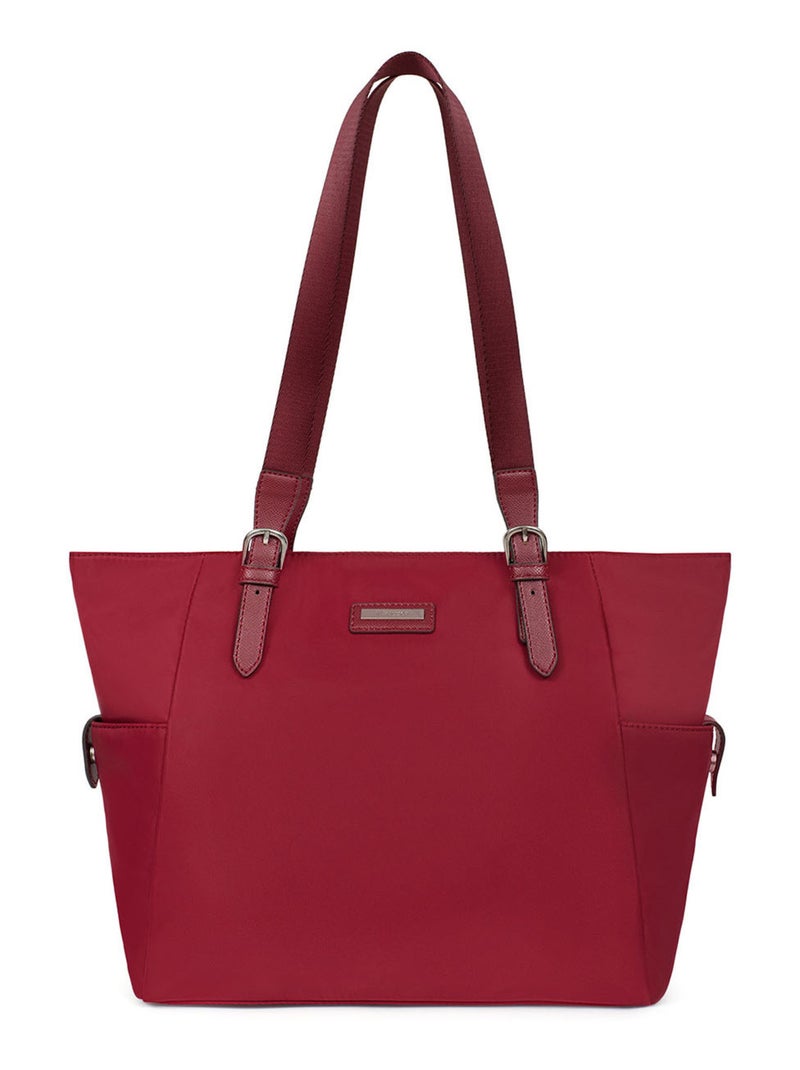 Sac cabas porté épaule  A4 AXELLE Rouge carmin - Kiabi
