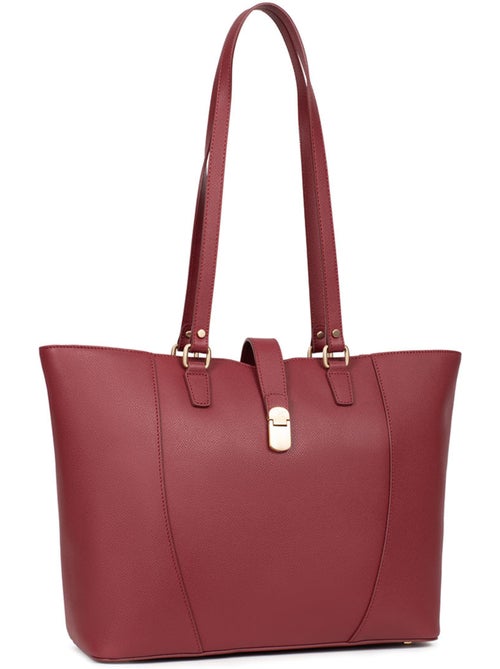 Sac cabas porté épaule  A4  Cuir AUDE - Kiabi