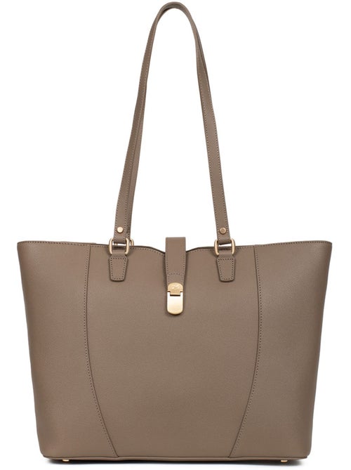 Sac cabas porté épaule  A4  Cuir AUDE - Kiabi