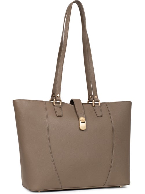 Sac cabas porté épaule  A4  Cuir AUDE - Kiabi