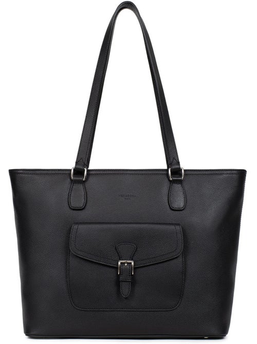 Sac cabas porté épaule  A4  Cuir MIRABELLE - Kiabi