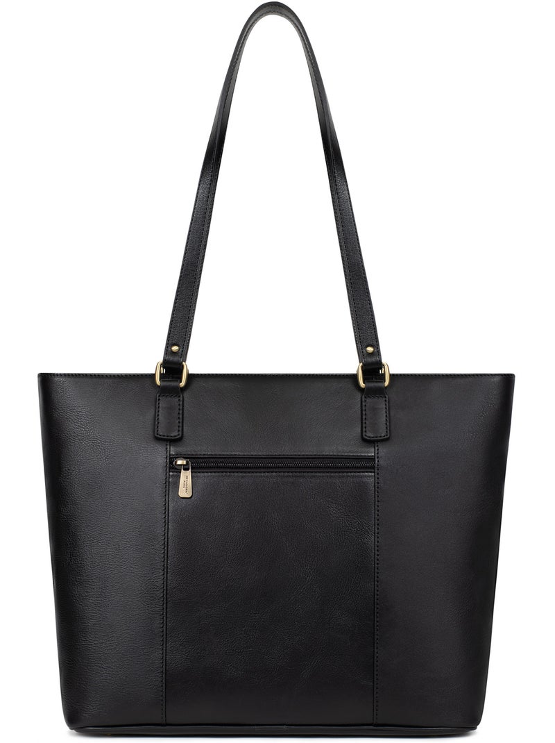 Sac cabas porté épaule  A4  Cuir ONDINE Noir - Kiabi