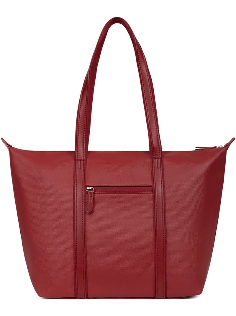 Sac cabas porté épaule  A4  Grand JOYCE Rouge foncé - Kiabi