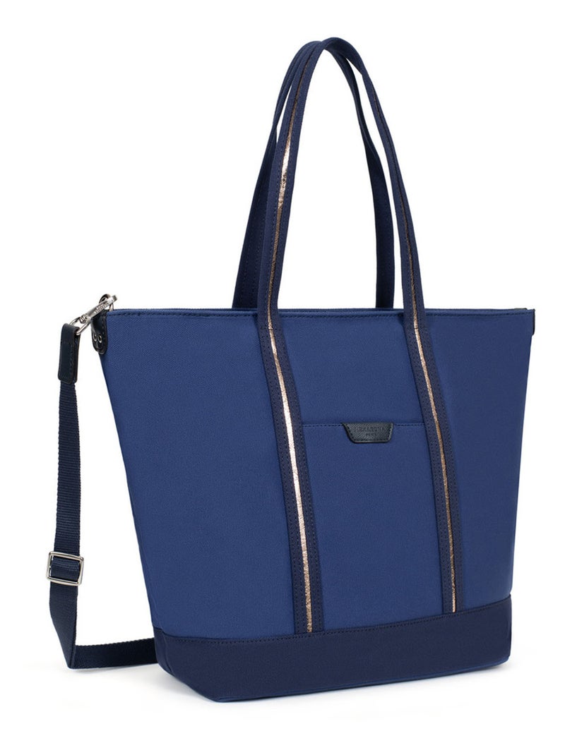 Sac cabas porté épaule  A4  Grand KAYA Bleu marine - Kiabi