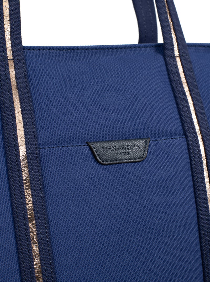 Sac cabas porté épaule  A4  Grand KAYA Bleu marine - Kiabi