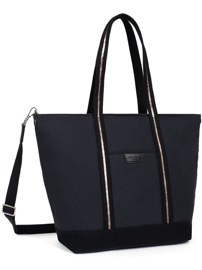 Sac cabas porté épaule  A4  Grand KAYA Bleu nuit - Kiabi
