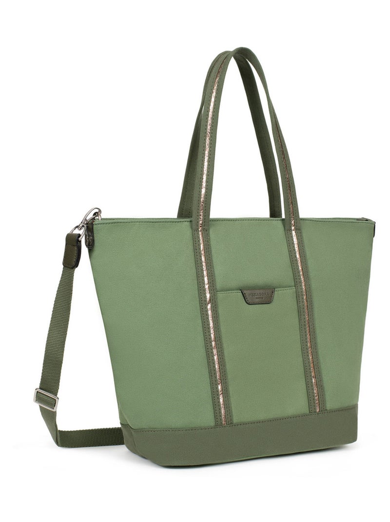 Sac cabas porté épaule  A4  Grand KAYA Kaki - Kiabi