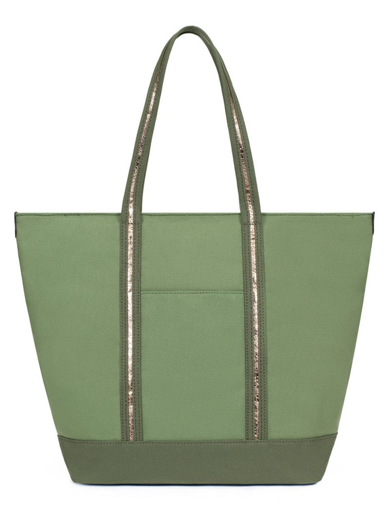 Sac cabas porté épaule  A4  Grand KAYA Kaki - Kiabi
