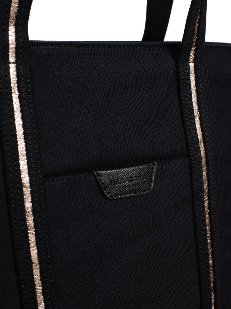 Sac cabas porté épaule  A4  Grand KAYA Noir - Kiabi
