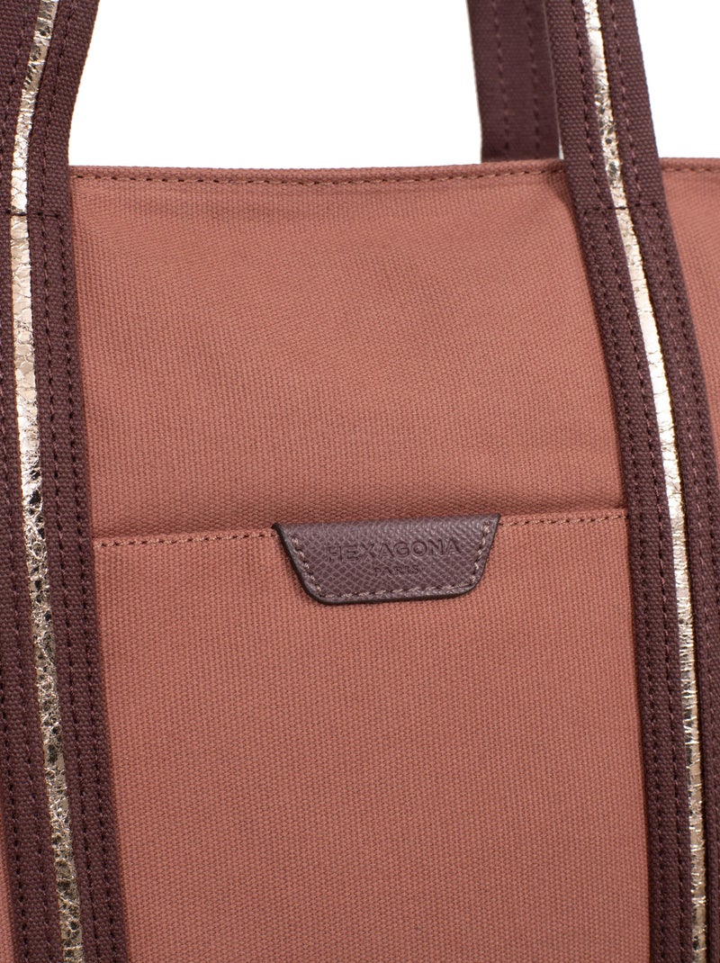 Sac cabas porté épaule  A4  Grand KAYA Vieux rose - Kiabi