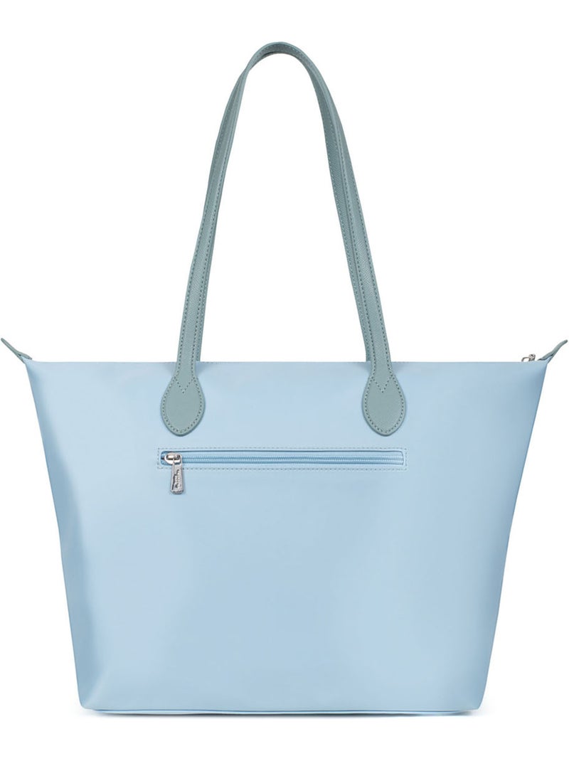 Sac cabas porté épaule  A4  Grand KIANA Bleu ciel - Kiabi