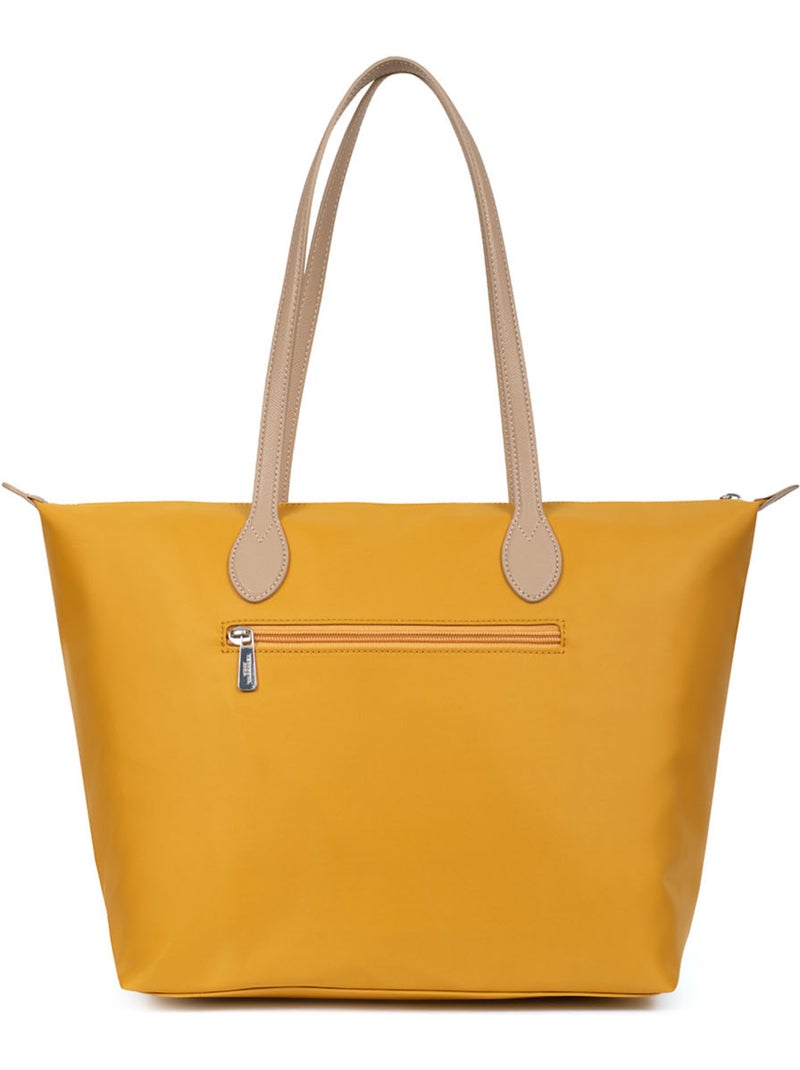 Sac cabas porté épaule  A4  Grand KIANA Jaune - Kiabi