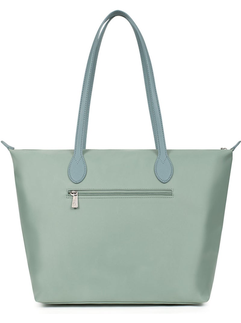 Sac cabas porté épaule  A4  Grand KIANA Vert clair - Kiabi