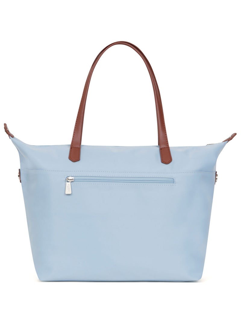 Sac cabas porté épaule  A4  Grand POP Bleu ciel - Kiabi