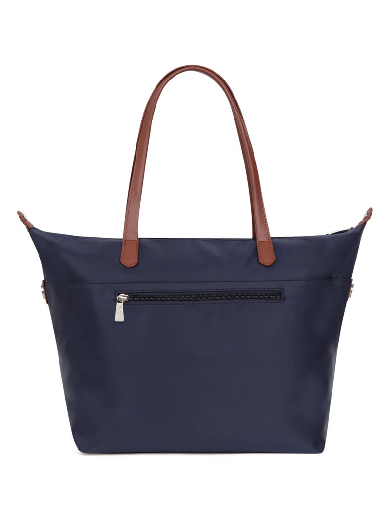 Sac cabas porté épaule  A4  Grand POP Bleu marine - Kiabi
