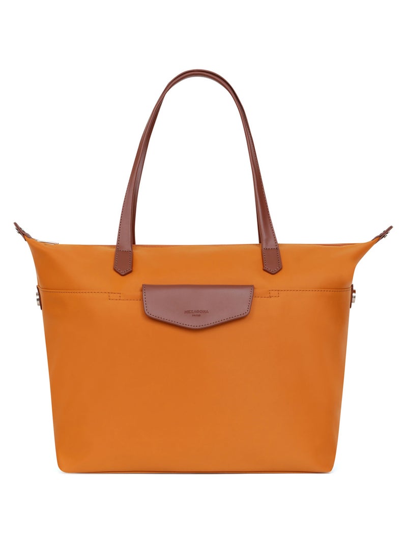 Sac cabas porté épaule  A4  Grand POP Orange - Kiabi