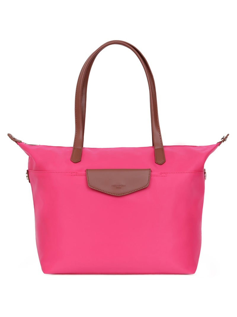 Sac cabas porté épaule  A4  Grand POP Rose fushia - Kiabi