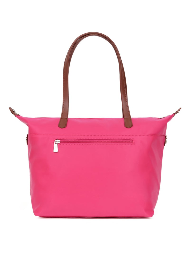 Sac cabas porté épaule  A4  Grand POP Rose fushia - Kiabi